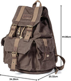 Gootium Canvas Backpack Vintage