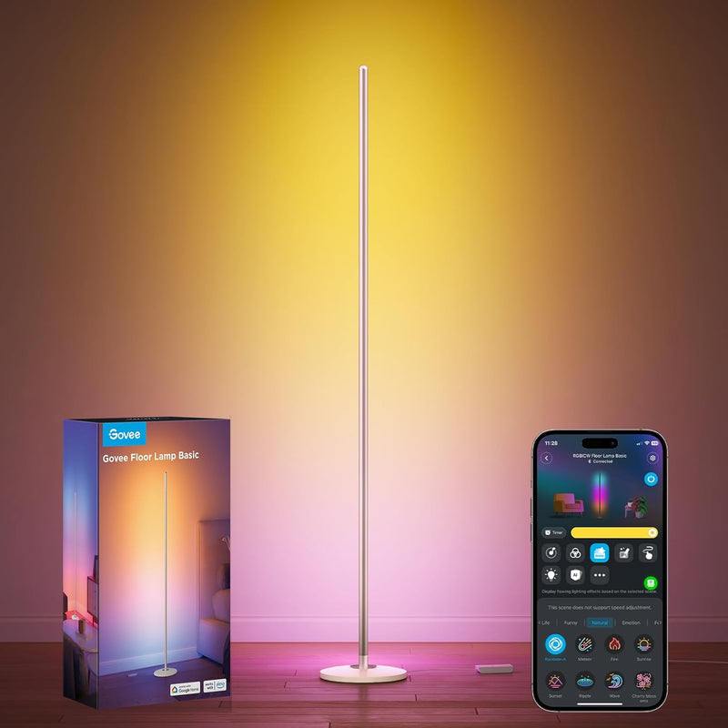 LED Floor Lamp Rgbic Work with Matter (1 Pack)