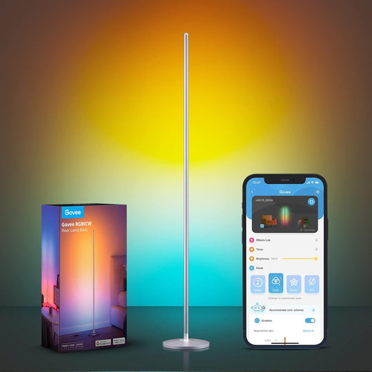 LED Floor Lamp Rgbic Work with Matter