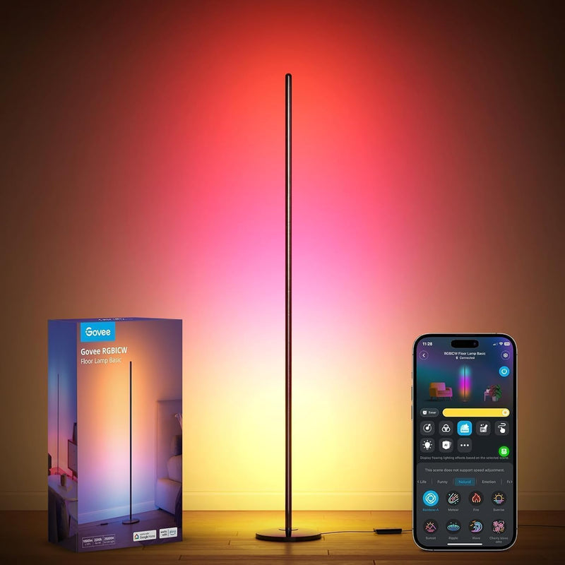 LED Floor Lamp Rgbic Work with Matter (1 Pack)