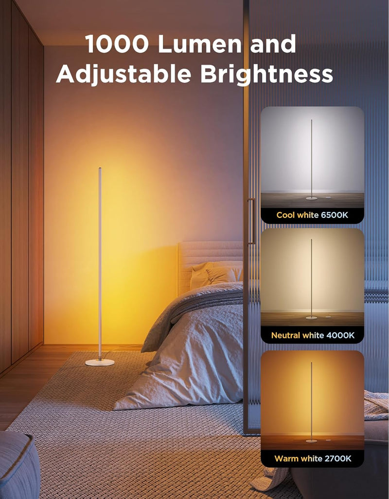 LED Floor Lamp Rgbic Work with Matter (1 Pack)