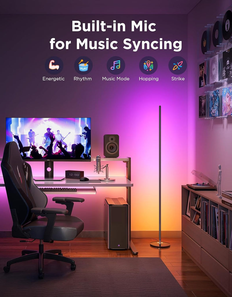 LED Floor Lamp Rgbic Work with Matter (1 Pack)