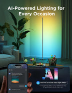 Govee LED Floor Lamp Rgbic Modern Corner