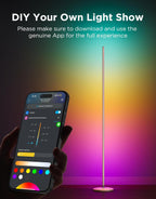 Govee LED Floor Lamp Rgbic Modern Corner
