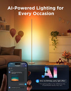 Govee LED Floor Lamp Rgbic Modern Corner