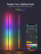 Govee LED Floor Lamp Rgbic Modern Corner