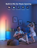 Govee LED Floor Lamp Rgbic Modern Corner