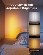 Govee LED Floor Lamp Rgbic Modern Corner