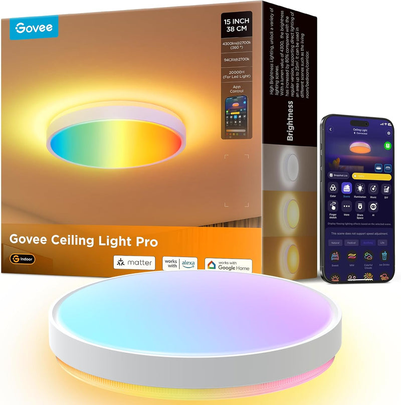 Ceiling Light 48.5W Smart LED 4300lm ø38CM