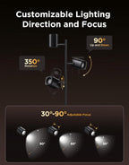 Govee Tree LED Floor Lamp Rgbww 3-Head Focus