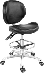Grace Height Adjustable Rolling Swivel Stool Drafting Chair