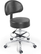 Grace Height Adjustable Rolling Swivel Stool Drafting Chair