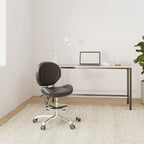 Grace Height Adjustable Rolling Swivel Stool Drafting Chair