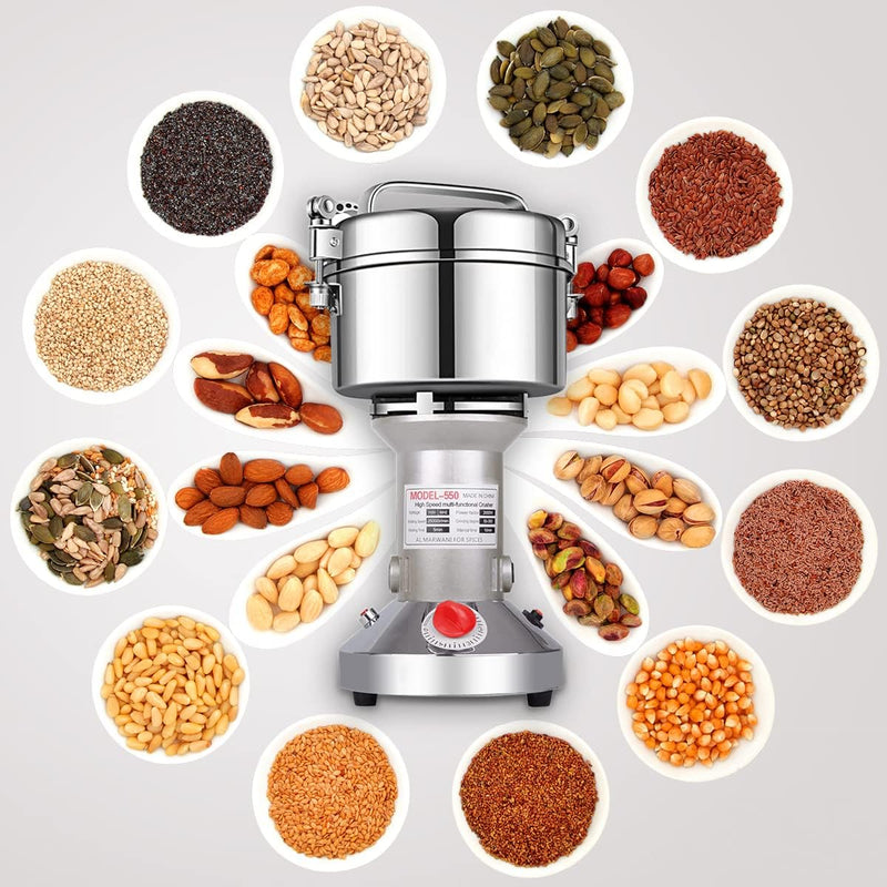 Grain Mill Grinder 550g High Speed 25000r Min