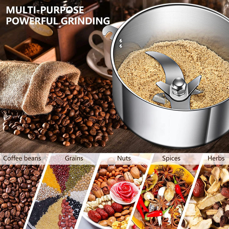 Grain Mill Grinder 550g High Speed 25000r Min