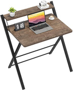 Greenforest No Assembly Required Folding Desk with Monitor