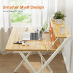 Greenforest No Assembly Required Folding Desk with Monitor