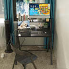 Greenforest No Assembly Required Folding Desk with Monitor