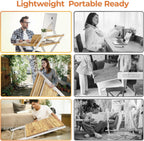 Greenforest No Assembly Required Folding Desk with Monitor