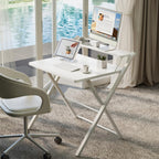 Greenforest No Assembly Required Folding Desk with Monitor
