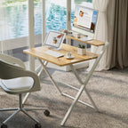 Greenforest No Assembly Required Folding Desk with Monitor