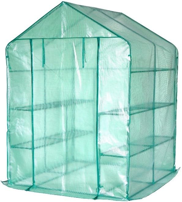 Greenhouse with Waterproof Cover Pe Steel Planters