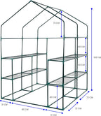 Greenhouse with Waterproof Cover Pe Steel Planters