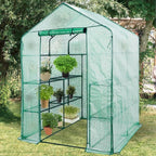 Greenhouse with Waterproof Cover Pe Steel Planters