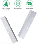 Grill 4-Pack Stainless Steel Heat Plates Bbq Flavorizer