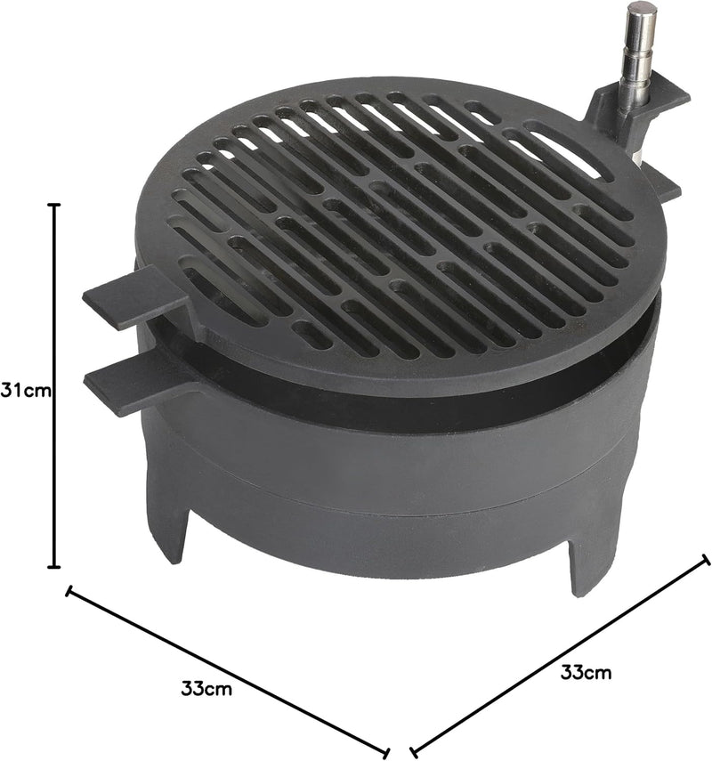Grill '71 Table Cast Iron 33 X 31CM