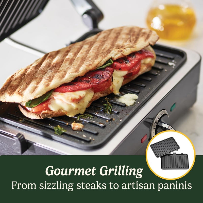 Grill Sandwich Maker Toaster Panini Press Electric Non-Stick