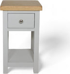 Bedside Table Solid Real Oak Top Cabinet Wood