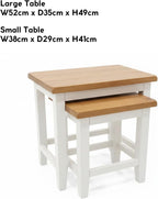 Grofurniture Nest of Tables Set 2 Small Coffee