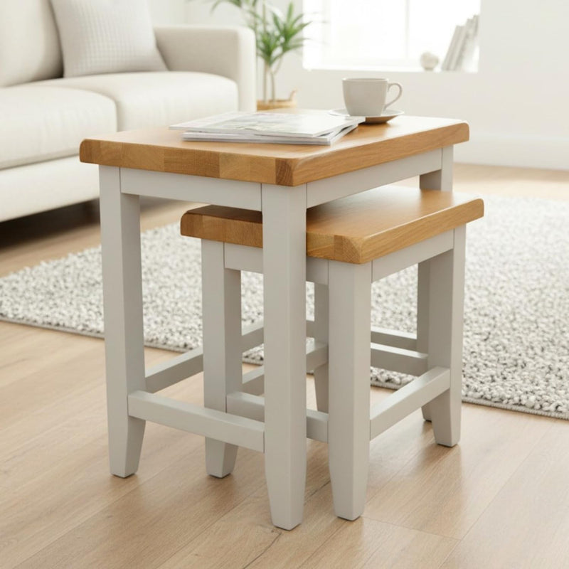 Grofurniture Nest of Tables Set 2 Small Coffee
