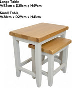 Grofurniture Nest of Tables Set 2 Small Coffee