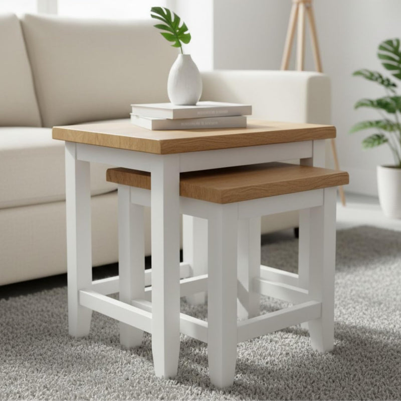 Grofurniture Nest of Tables Set 2 Small Coffee