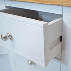 Grofurniture Painted Bedside Table 3 Drawers Cabinet