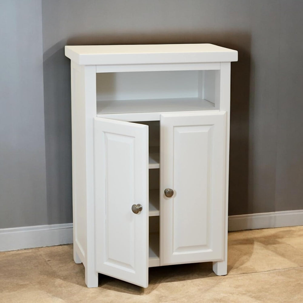 Grofurniture Snow Painted Cabinet Hallway Shoe Storage Rack
