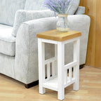 Grofurniture Snow Side Table Painted End for Living