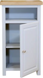 Grofurniture Snow Slim Cabinet Bathroom Storage Oak Painted