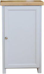 Grofurniture Snow Slim Cabinet Bathroom Storage Oak Painted