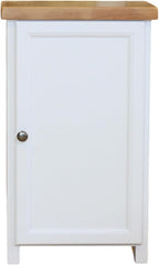 Grofurniture Snow Slim Cabinet Bathroom Storage Oak Painted