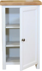 Grofurniture Snow Slim Cabinet Bathroom Storage Oak Painted