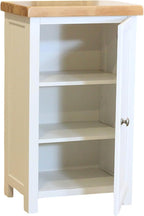 Grofurniture Snow Slim Cabinet Bathroom Storage Oak Painted