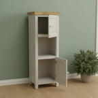 Grofurniture Tall Painted Slim Cabinet Hallway Storage Or