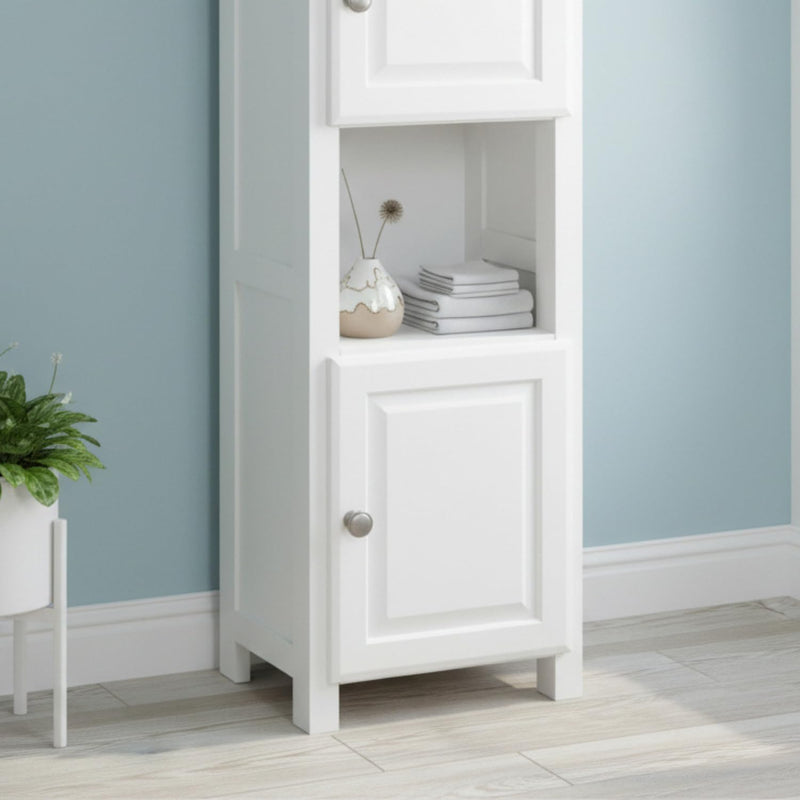 Grofurniture Tall Painted Slim Cabinet Hallway Storage Or