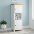 Grofurniture Tall Painted Slim Cabinet Hallway Storage Or