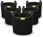 Grow Bags for Vegetables 10 Gallon Large Growing (5 Pack)
