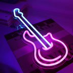 Guitar Neon Light Sign LED Wall Decor