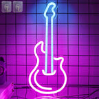 Guitar Neon Light Sign LED Wall Decor